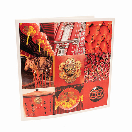 Singapore Lanterns Postcard