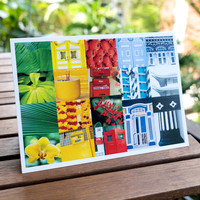 Multicolor Poscard