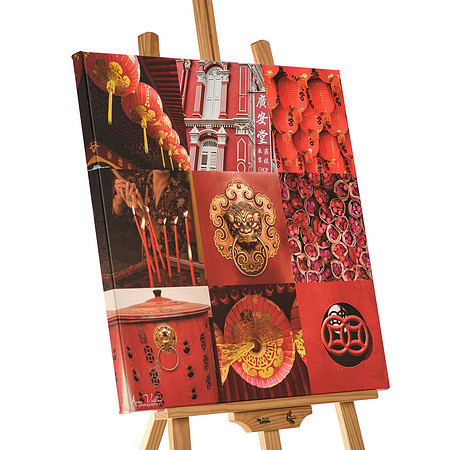 Red mosaic