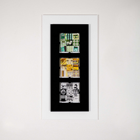 3D Magnetic Interchangeable Blocks- Display Black & White Frame